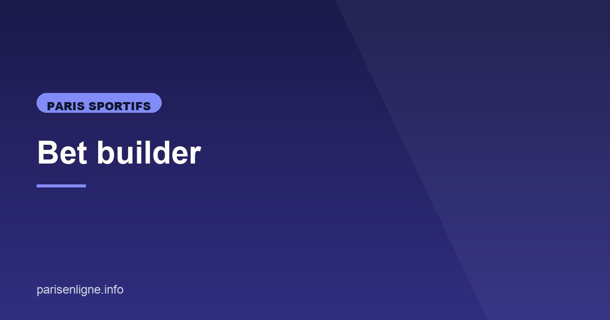Illustration de l'article consacré au bet builder