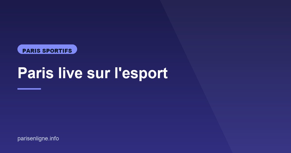 Illustration de l'article consacré aux paris esport en live