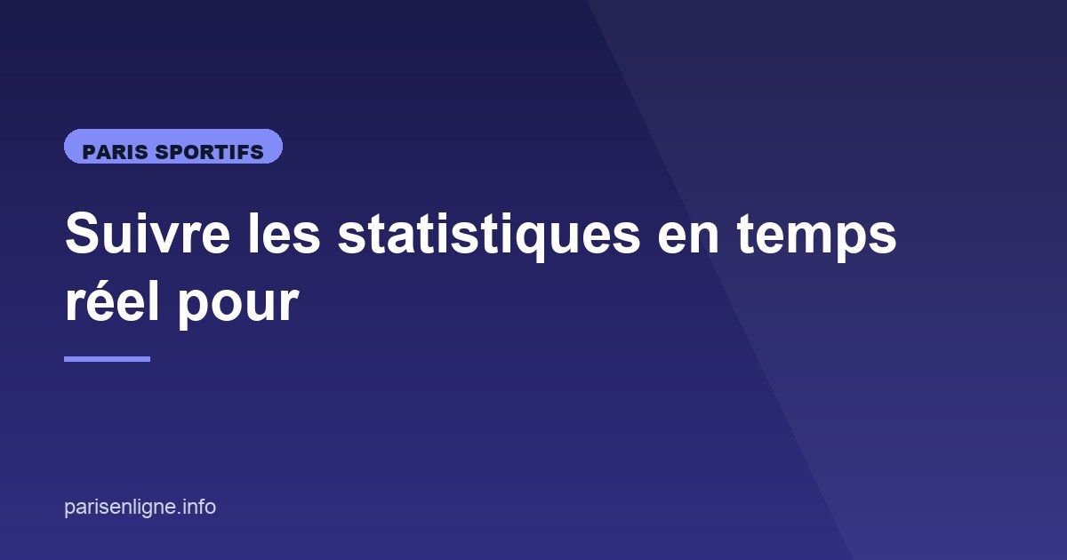 Illustration de l'article consacré aux statistiques en direct